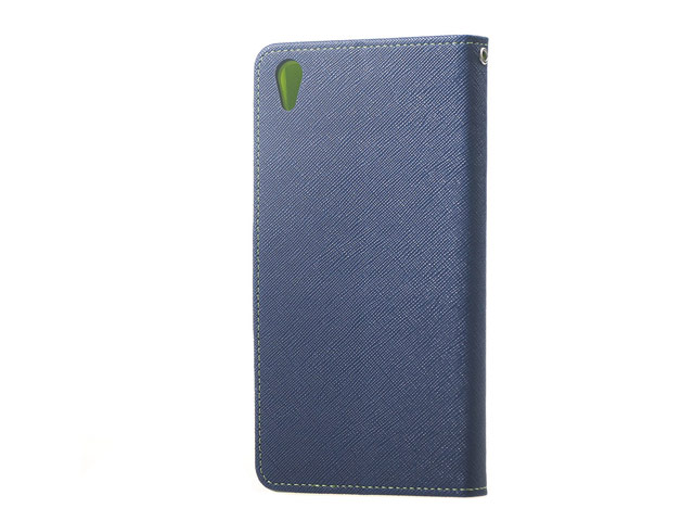 Чехол Mercury Goospery Fancy Diary Case для Sony Xperia Z5 premium (синий, винилискожа)