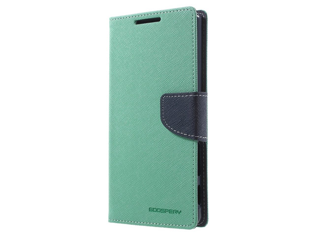 Чехол Mercury Goospery Fancy Diary Case для Sony Xperia Z5 premium (голубой, винилискожа)