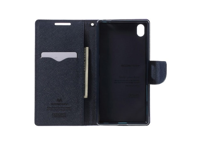 Чехол Mercury Goospery Fancy Diary Case для Sony Xperia Z5 premium (фиолетовый, винилискожа)