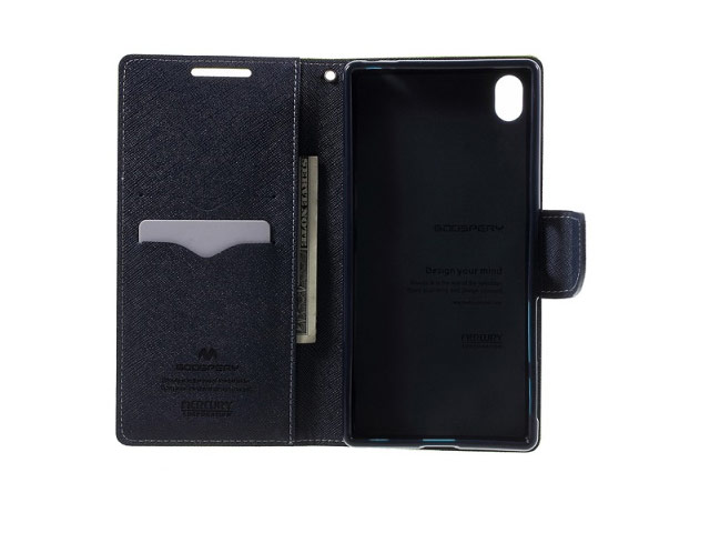 Чехол Mercury Goospery Fancy Diary Case для Sony Xperia Z5 premium (зеленый, винилискожа)