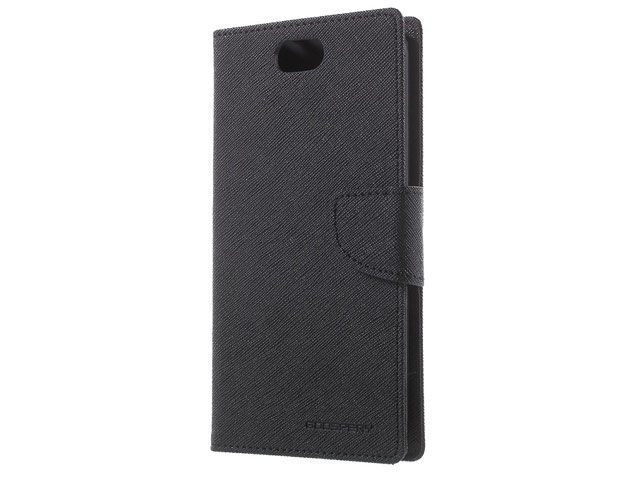 Чехол Mercury Goospery Fancy Diary Case для Asus ZenFone Selfie ZD551KL (черный, винилискожа)