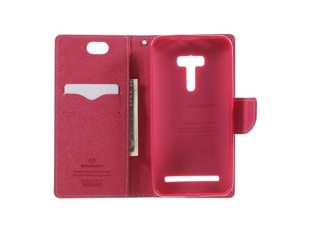 Чехол Mercury Goospery Fancy Diary Case для Asus ZenFone Selfie ZD551KL (розовый, винилискожа)