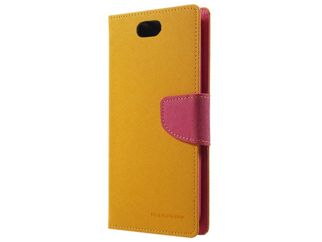 Чехол Mercury Goospery Fancy Diary Case для Asus ZenFone Selfie ZD551KL (желтый, винилискожа)