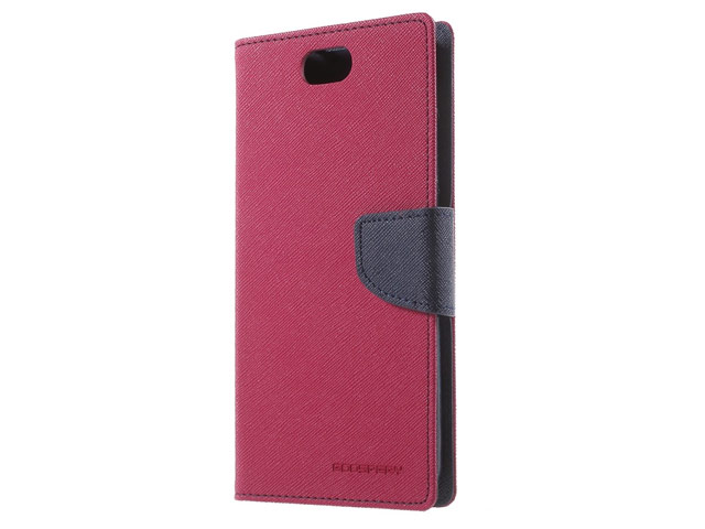 Чехол Mercury Goospery Fancy Diary Case для Asus ZenFone Selfie ZD551KL (малиновый, винилискожа)