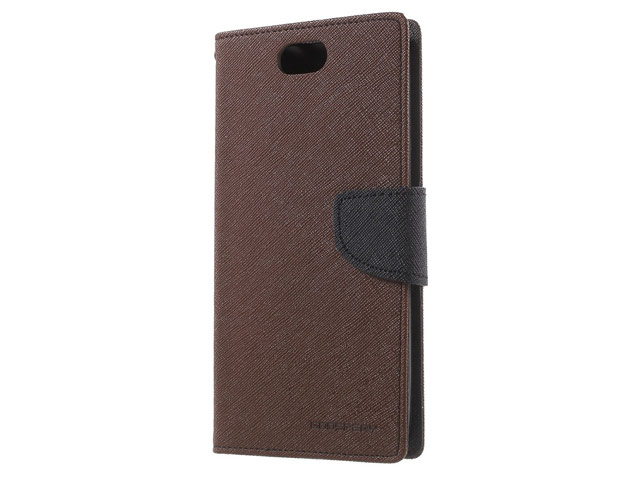 Чехол Mercury Goospery Fancy Diary Case для Asus ZenFone Selfie ZD551KL (коричневый, винилискожа)