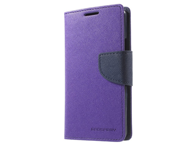 Чехол Mercury Goospery Fancy Diary Case для Samsung Galaxy A3 2016 A310 (фиолетовый, винилискожа)