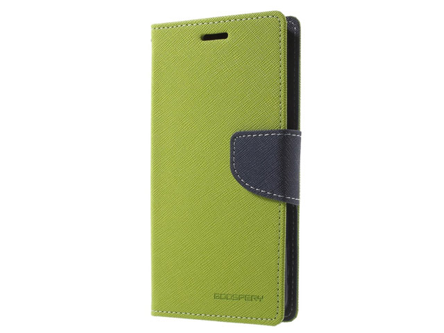 Чехол Mercury Goospery Fancy Diary Case для Samsung Galaxy A3 2016 A310 (зеленый, винилискожа)