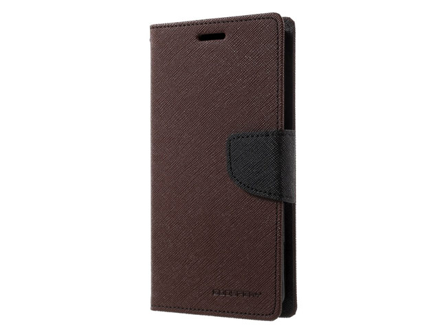 Чехол Mercury Goospery Fancy Diary Case для Samsung Galaxy A3 2016 A310 (коричневый, винилискожа)