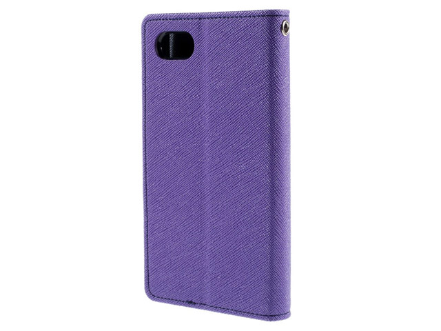 Чехол Mercury Goospery Fancy Diary Case для Sony Xperia Z5 compact (черный, винилискожа)