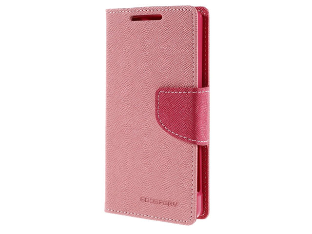 Чехол Mercury Goospery Fancy Diary Case для Sony Xperia Z5 compact (розовый, винилискожа)