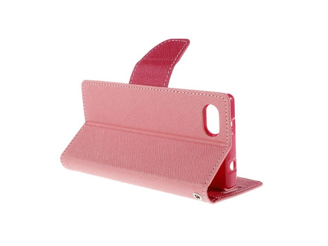 Чехол Mercury Goospery Fancy Diary Case для Sony Xperia Z5 compact (розовый, винилискожа)