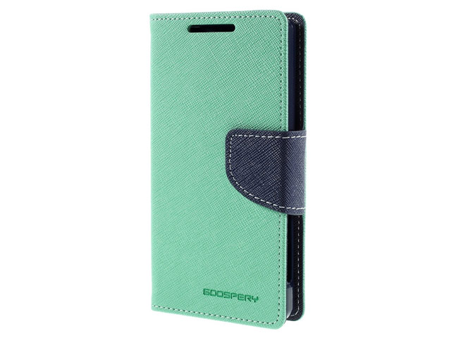 Чехол Mercury Goospery Fancy Diary Case для Sony Xperia Z5 compact (голубой, винилискожа)