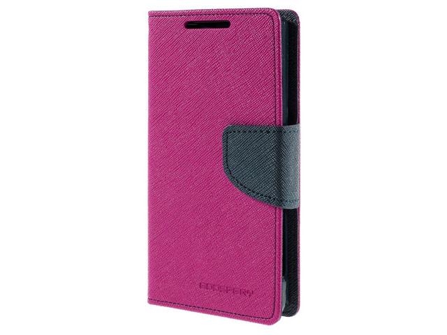 Чехол Mercury Goospery Fancy Diary Case для Sony Xperia Z5 compact (малиновый, винилискожа)