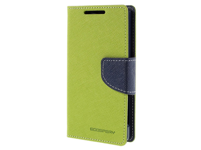 Чехол Mercury Goospery Fancy Diary Case для Sony Xperia Z5 compact (зеленый, винилискожа)