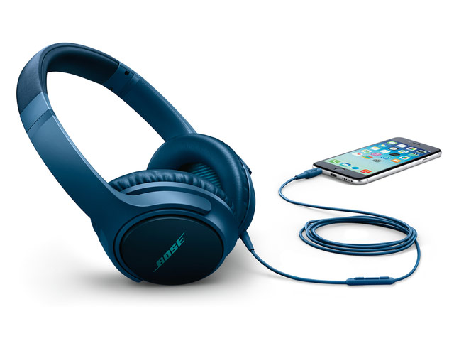 Наушники Bose SoundTrue Around-Ear II универсальные (iOS, синие, микрофон)