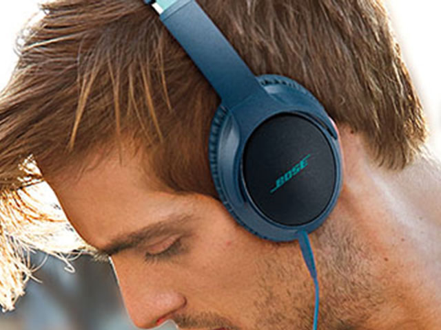 Наушники Bose SoundTrue Around-Ear II универсальные (iOS, синие, микрофон)