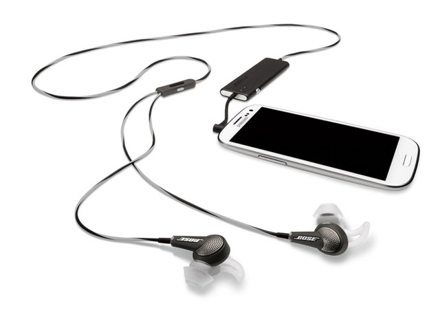 Наушники Bose QC20 Headphones универсальные (Android, черные, микрофон)