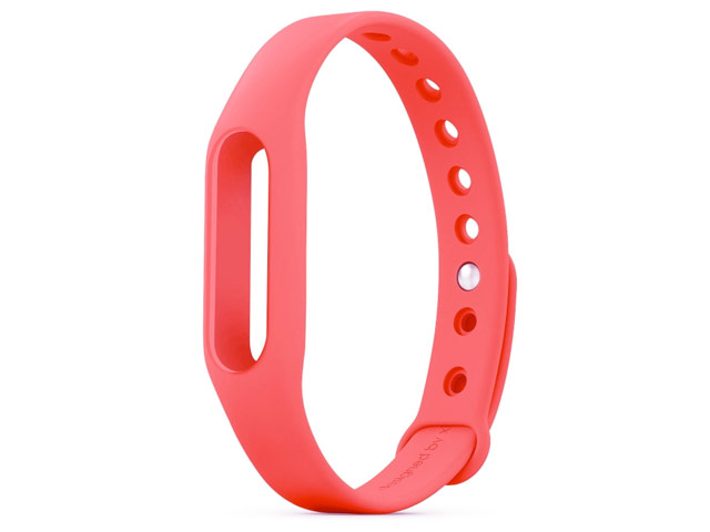 Ремешок для браслета Xiaomi Mi Band (розовый, силиконовый)