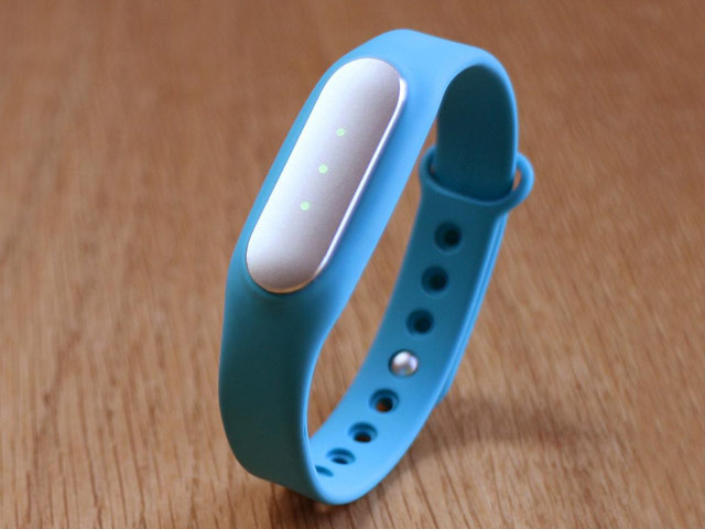 Ремешок для браслета Xiaomi Mi Band (голубой, силиконовый)