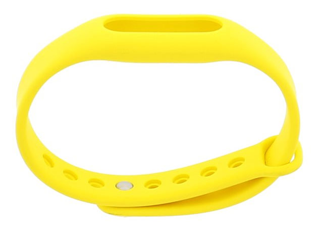 Ремешок для браслета Xiaomi Mi Band (желтый, силиконовый)