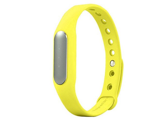 Ремешок для браслета Xiaomi Mi Band (желтый, силиконовый)