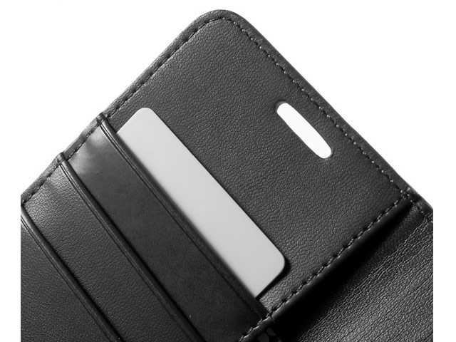 Чехол Mercury Goospery Sonata Diary Case для Samsung Galaxy S7 edge (черный, винилискожа)