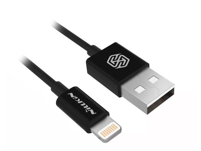 USB-кабель Nillkin Rapid Cable (черный, 1 м, Lightning, MFi)