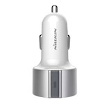 Зарядное устройство Nillkin Vigor Car Charger универсальное (автомобильное, 3.4A, 2xUSB, серебристое)