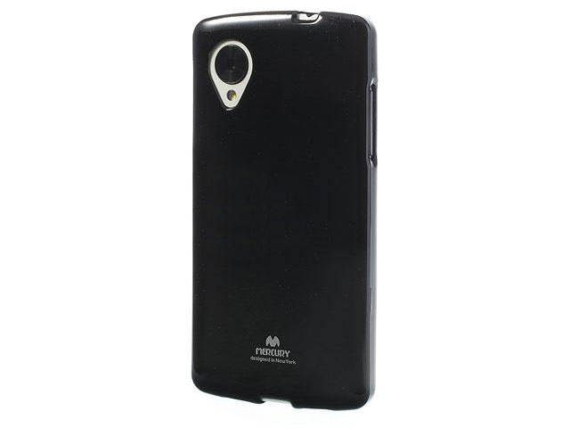 Чехол Mercury Goospery Jelly Case для LG Google Nexus 5 (черный, гелевый)