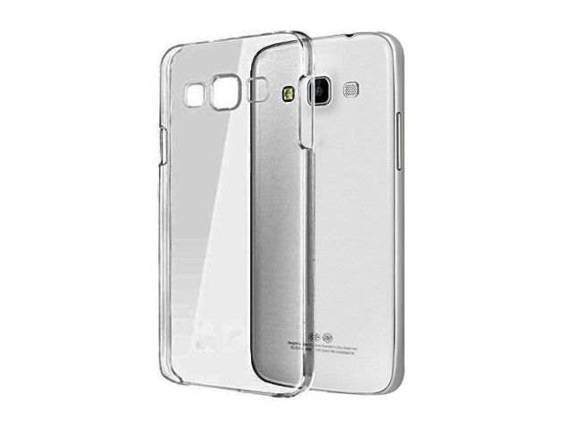 Чехол Yotrix UltrathinCase для Samsung Galaxy J1 SM-J100 (серый, гелевый)