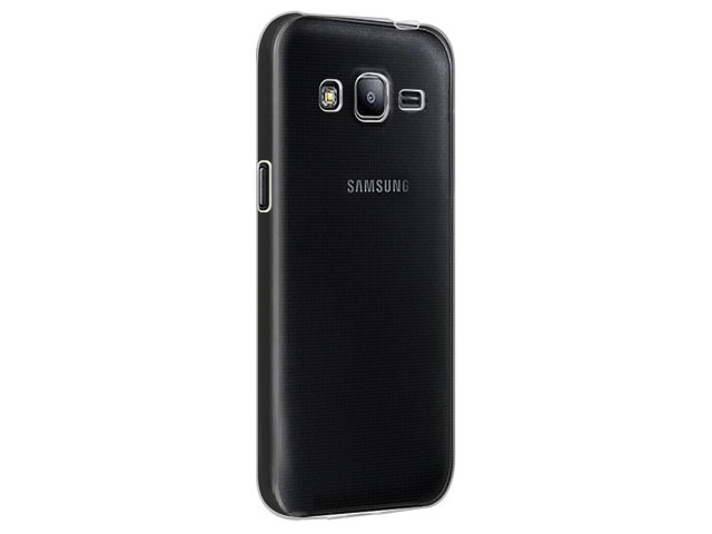 Чехол Yotrix UltrathinCase для Samsung Galaxy J2 SM-J200 (серый, гелевый)