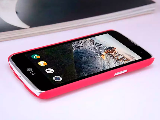 Чехол Nillkin Hard case для LG K4 (красный, пластиковый)