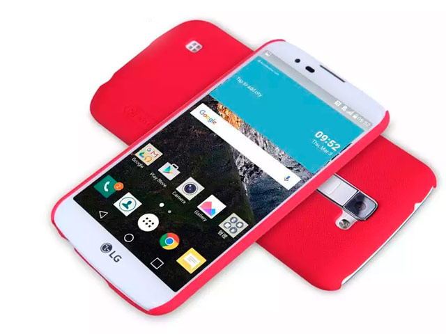 Чехол Nillkin Hard case для LG K10 (красный, пластиковый)