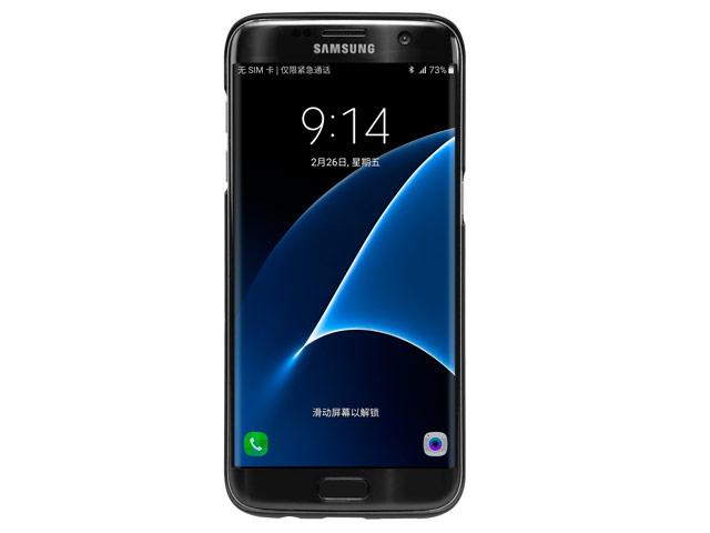 Чехол Nillkin Hard case для Samsung Galaxy S7 edge (черный, пластиковый)