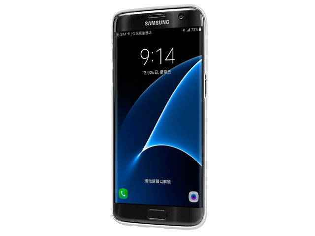 Чехол Nillkin Hard case для Samsung Galaxy S7 edge (белый, пластиковый)