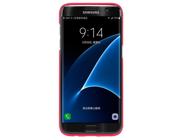 Чехол Nillkin Hard case для Samsung Galaxy S7 edge (красный, пластиковый)