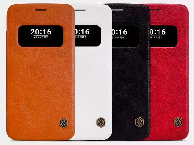 Чехол Nillkin Qin leather case для LG G5 (белый, кожаный)