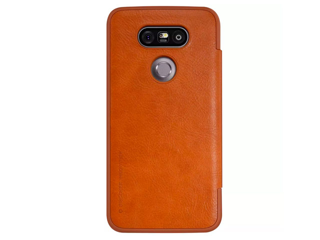 Чехол Nillkin Qin leather case для LG G5 (коричневый, кожаный)