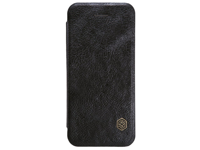 Чехол Nillkin Qin leather case для Apple iPhone SE (черный, кожаный)