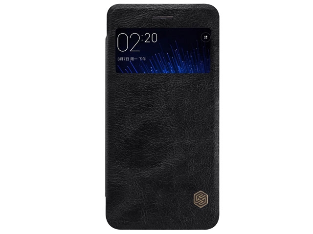 Чехол Nillkin Qin leather case для Xiaomi Mi 5 (черный, кожаный)