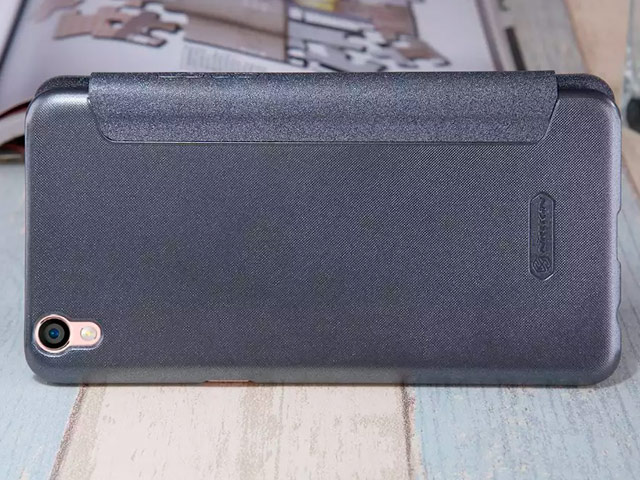 Чехол Nillkin Sparkle Leather Case для OPPO R9 plus (темно-серый, винилискожа)