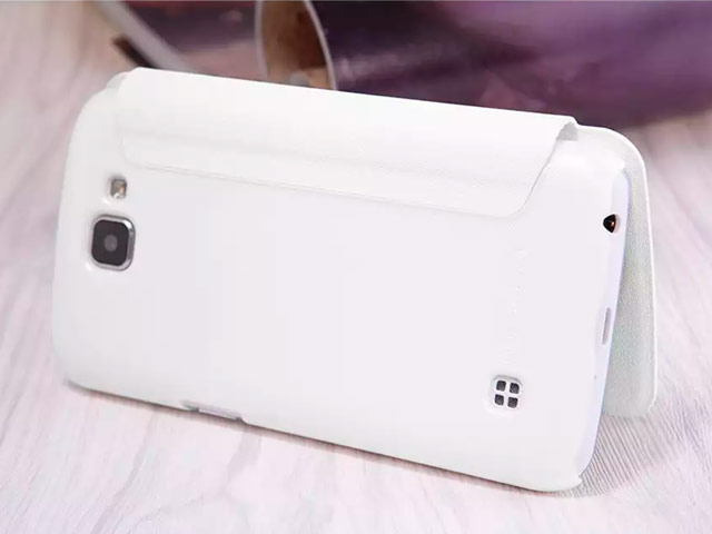 Чехол Nillkin Sparkle Leather Case для LG K4 (белый, винилискожа)
