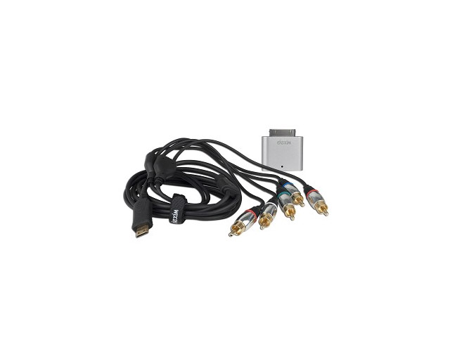 AV-адаптер Dexim AV Adapter для Apple iPad/iPhone/iPod (в комплекте 5-компонентный AV-кабель, 30-pin кабель)