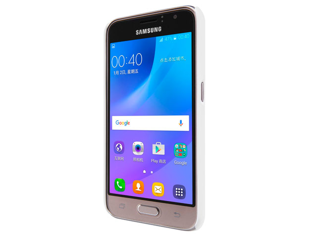Чехол Nillkin Hard case для Samsung Galaxy J1 2016 J120 (белый, пластиковый)