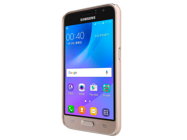 Чехол Nillkin Hard case для Samsung Galaxy J1 2016 J120 (золотистый, пластиковый)