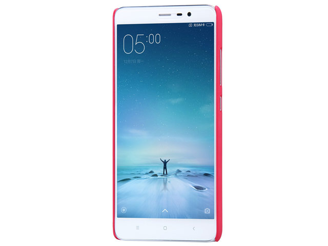Чехол Nillkin Hard case для Xiaomi Redmi Note 3 (красный, пластиковый)