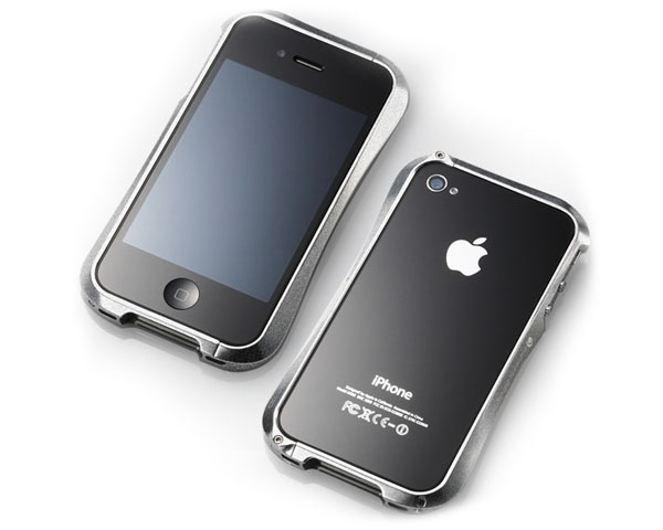 Чехол Cleave Aluminum для Apple iPhone 4 (серебристый)