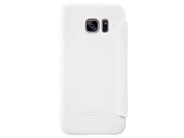Чехол Nillkin Sparkle Leather Case для Samsung Galaxy S7 (белый, винилискожа)