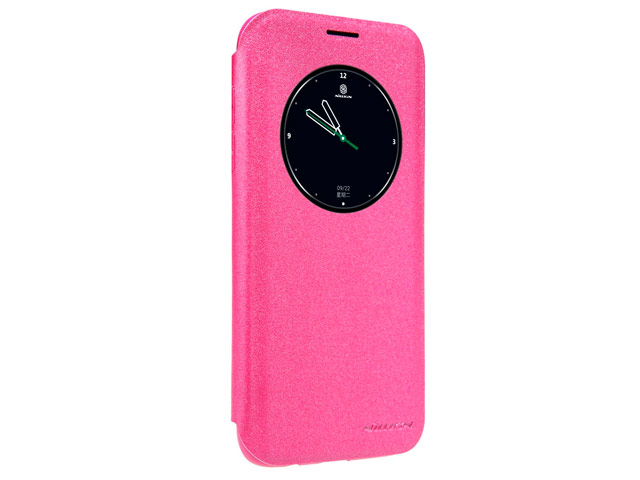 Чехол Nillkin Sparkle Leather Case для Samsung Galaxy S7 edge (розовый, винилискожа)