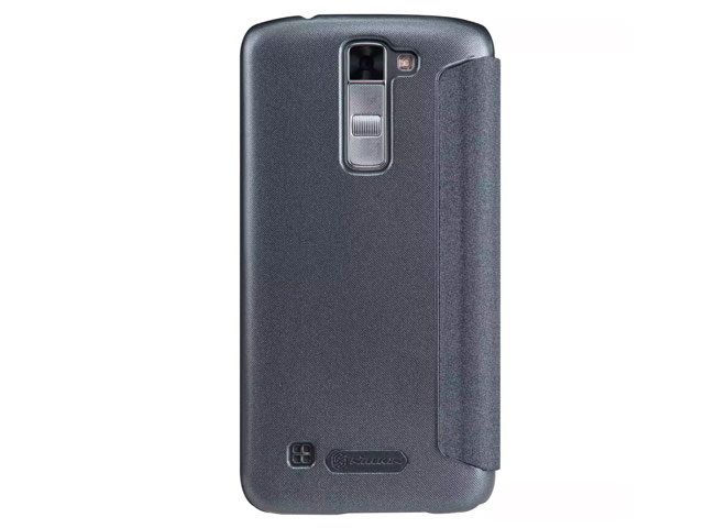 Чехол Nillkin Sparkle Leather Case для LG K7 (темно-серый, винилискожа)